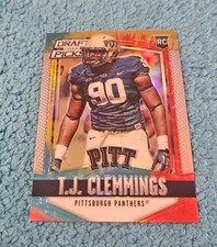 2015 Panini Prizm Draft Picks TJ Clemmings Pittsburgh Rookie Tie-Dye 27/49 #238