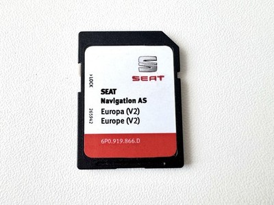 Original SEAT Navigation AS SD Karte Europa V2 Teilenr: 6P0 919 866 D 6P0919866D