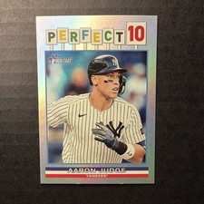 Aaron Judge 2025 Topps Heritage Perfect 10's Holographic #P10-1 Yankees