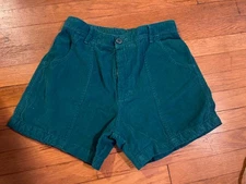 NWOT JUNGMAVEN High Waist Venice Shorts Corduroy Size M Teal SOLD OUT COLOR