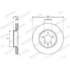 2x Bremsscheibe vorne für Seat Arona KJ7 Ibiza 5 KJ1 id96570