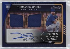 2022 Panini Absolute Spectrum Blue /75 Thomas Szapucki #TT2S-TS Auto 0nr3