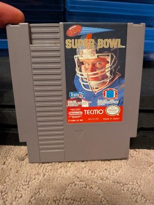 Tecmo Super Bowl Nintendo NES Game Cartridge Authentic 1985 Saves Work