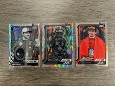 2024 Topps Chrome F1 75 Charles Leclerc 3 Card Lot Ferrari Monaco refractor