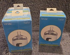 Kiinde Twist Active Latch Nipples Slow Flow 2 Pack Lot of 3 New Sealed