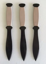 Playwell Martial Arts Blunt Metal Training Knife (Knive) - 3Pcs