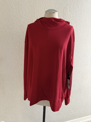 Love. Life. Live. Women Relaxed Hooded Shirt Size XL