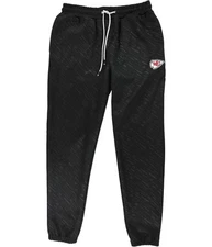 Tommy Hilfiger Mens Kansas City Chiefs Athletic Jogger Pants, Black, Medium