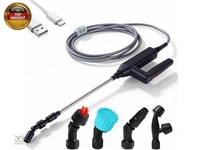 Akku DrucksprüHer, Gartenspritze Elektrisch 7.4V Mit 5 DüSen, Einstellbare S