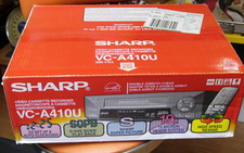 NEW Sharp VC-A410U 4 Head SQPB VCR S VHS Play...