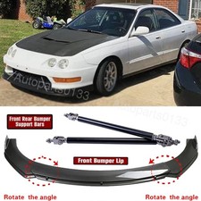 Car Front Bumper Lip Splitter Body Strut Rods For 94-97 Acura Integra Gs Rs Car Front Bumper Lip Splitter Body Strut Rods For 94-97 Acura Integra Gs Rs