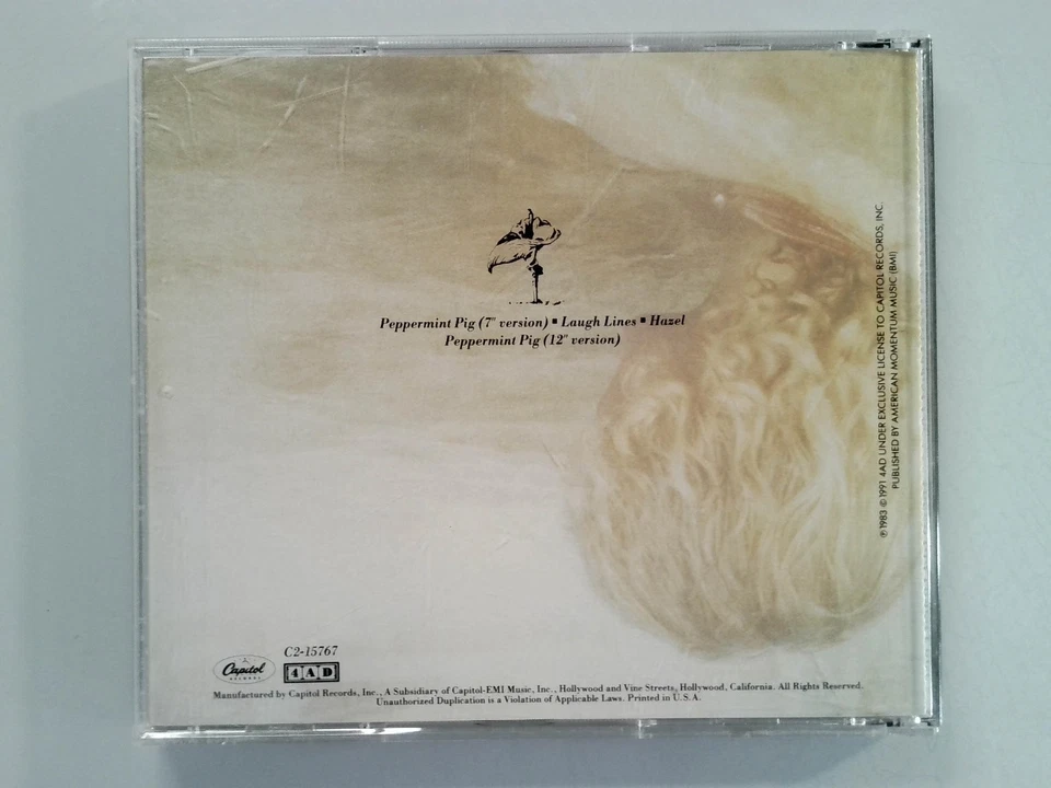 Cocteau Twins - Peppermint Pig CD 1991 Alternative Rock Capitol - Imagem 2 de 2