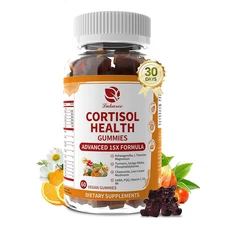 Adrenal Support Supplement Cortisol Support Stress Relief & Manager Gummies