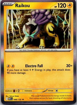 Raikou Holo Rare ME01: Mega Evolution 048/132 NM