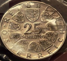 AUSTRIA. 1970, 25 Schilling, Silver - Franz Lehar, Composer, Slovakia; NICE!