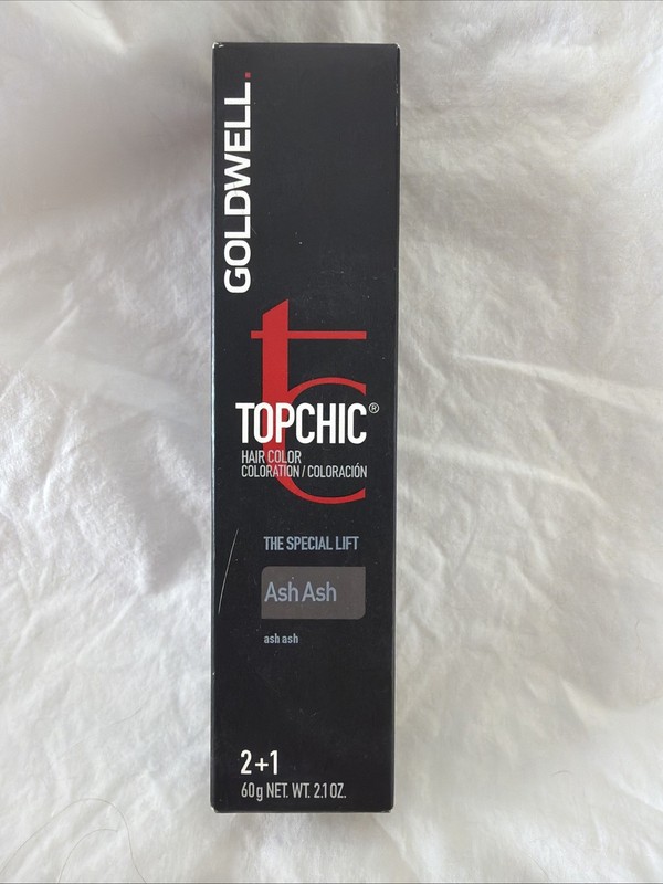 Goldwell Topchic Permanent Hair Color ASH ASH THE SPECIAL LIFT!!! 2.1 OZ