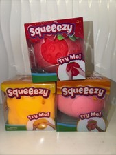 3 SUNNY DAYS Squishy CHEESE   PEACH  STRAWBERRY  Super Soft JUMBO VIRAL TIKTOK