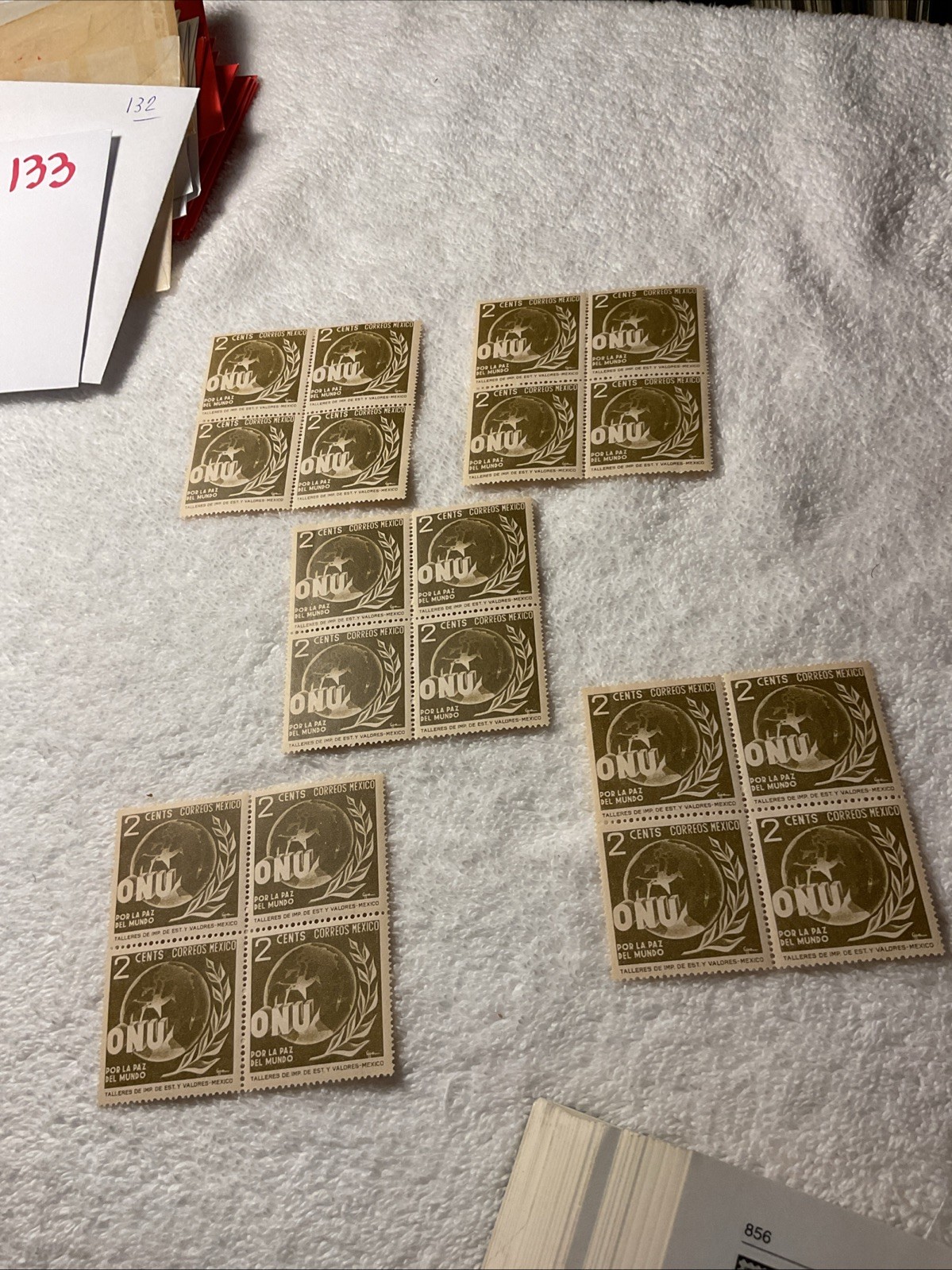 MEXICO-Scott #813-UNITED NATIONS LOT OF -20-STAMPS-MNH-lot. # 134