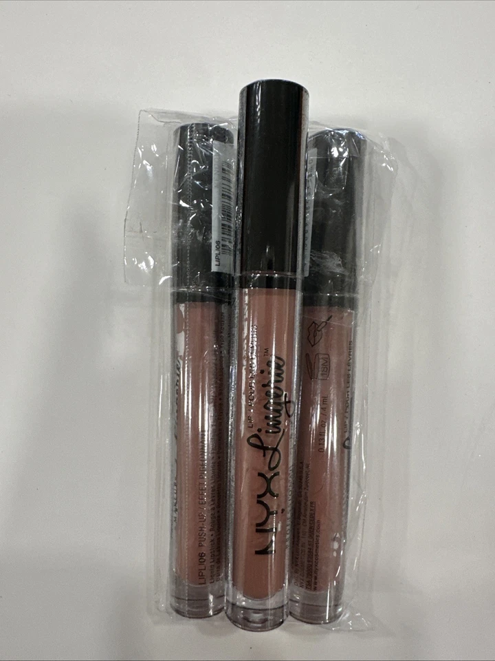Pack Of 3 Lipstick Nyx Lingerie Lipi06-push Up - Image 1 of 1