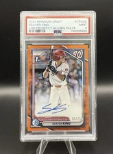 SEAVER KING 2024 Bowman Draft Orange Wave Refractor 10/25 MINT 9
