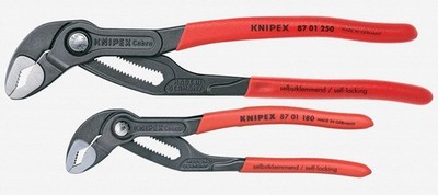 Knipex 00 31 20 V01 2-Piece Cobra Pliers Set (7-Inch & 10 Inch)
