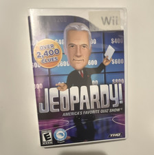 Jeopardy! THQ Nintendo Wii Quiz & Trivia Game E (Everyone) Manual Included