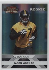 2010 Panini Threads Rookie Silver Century Proof /250 Jason Worilds #238 n1u