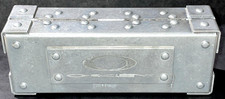 1995 Oakley Riveted Metal Aluminum Trunk Style Sunglasses Case Silver