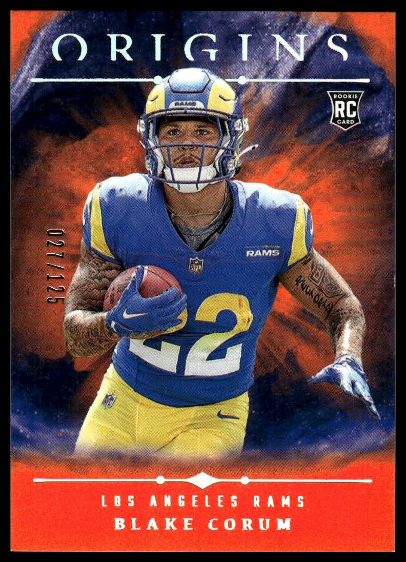 2024 Panini Origins #110 Blake Corum Orange #/125