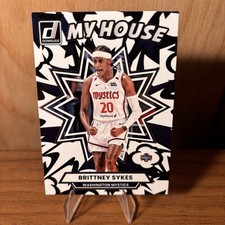 2025 Donruss WNBA #18 Brittney Sykes My House Washington Mystics