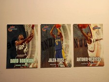 2000 Fleer David Robinson, Jalen Rose, Antonio McDyess Lot Of 3