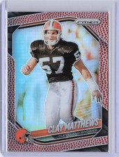 Clay Matthews Jr. Pigskin Silver #/180 | 2025 Panini Prizm | #251 Browns