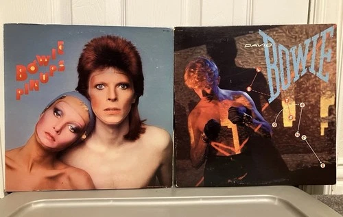 DAVID BOWIE - Pin Ups & Let’s Dance 2 LP Lot China Girl Modern Love w/ Inner