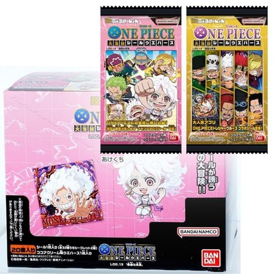 One Piece Great Pirate Seal Oblate LOG.13 Sticker Box 20 Stück Packungen Set ...