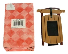 Global Innovations Winter Snow 4861 Sled Sleigh 2003 Photo Frame New!