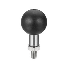 1Pack 1" Ball Mount Base Ball Adapter with M6 Threaded Bolt Silver