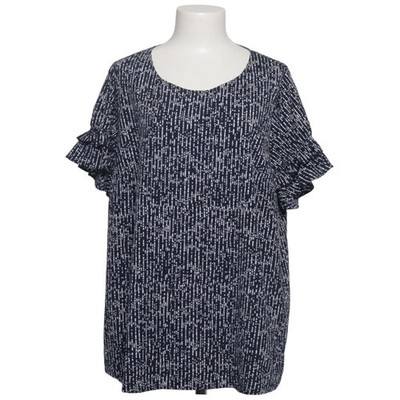 Lane Bryant, Top, Größe: 48, Blau/Weiß, Polyester, Streifen, Damen #bts