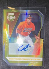2021 Panini Elite  Christian Encarnacion-Strand #128 Gold Die-Cut Signatures /10