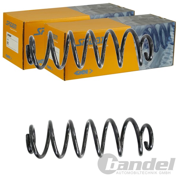 2X Spidan Fahrwerksfedern Hinten Passend FÜR Skoda Octavia VW Beetle Golf Jetta-image
