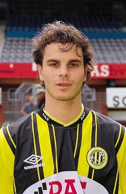Roel Janssen during the team presentation of BV Veendam in july 20- Old Photo
