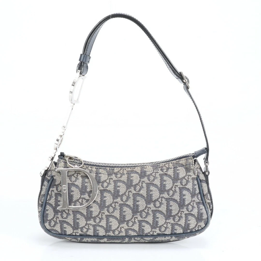 Sac bandoulière cuir Dior Christian Trotter un fourre tout main femme occasion LAQO 0