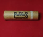 🇺🇸 Salem Bank sealed roll BU 1950-D/  1937-D   50 Mix Wheat Cent Pennies 😎