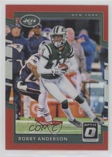 2017 Donruss Optic Red Prizm 67/99 Robby Anderson #13 3o2