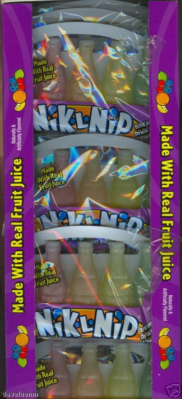 Botellas de jarabe de cera Nik-L-Nip - Caja de 18 paquetes Foto 2 de 3