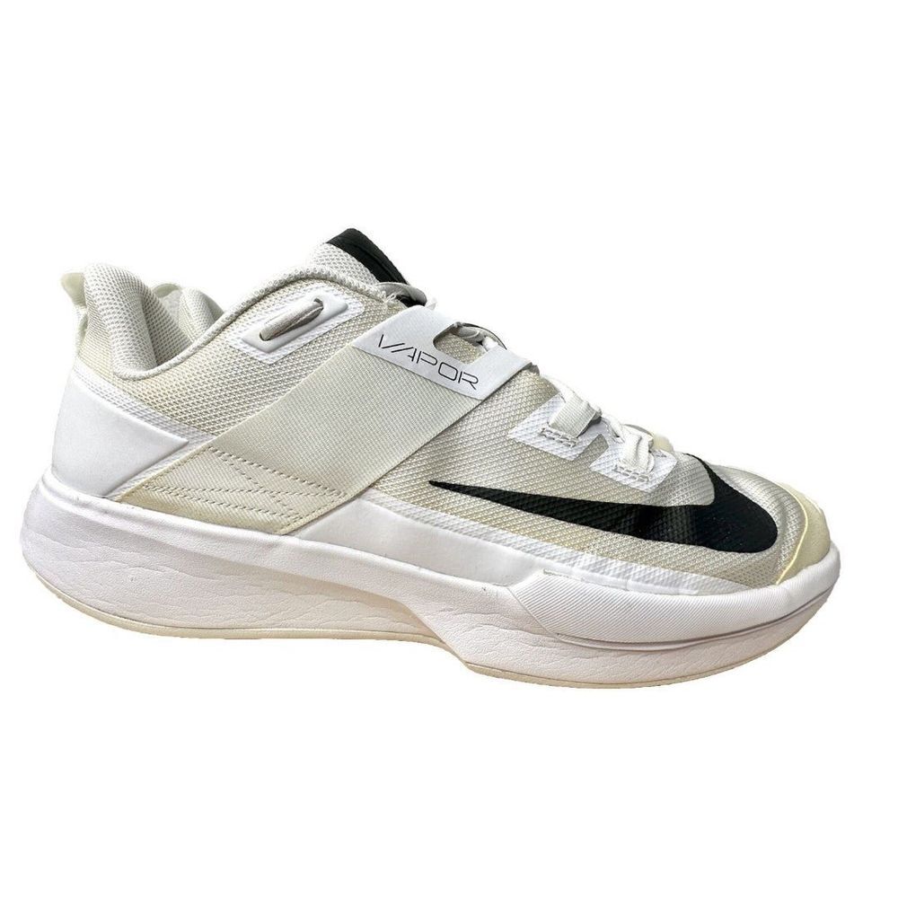 Size 13 - NikeCourt Vapor Lite White Black for sale online | eBay