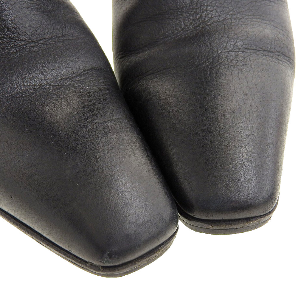靴 TANINO CRISCI zip boots 7D TANINOCRISCI TANINO CRISCI Leather Side Zip Long Boots Shoes