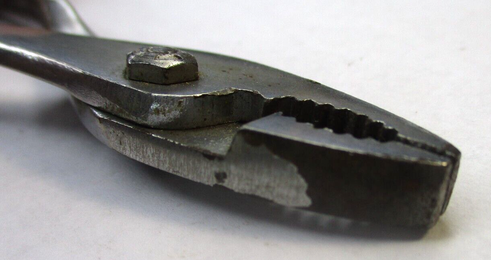 Vintage Snap on Vacuum Grip No. 44 4.5" Mini Slip Joint Pliers USA RARE