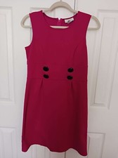 LOFT Women's Pink Polyester/Rayon Sleeveless Dress Sz 6