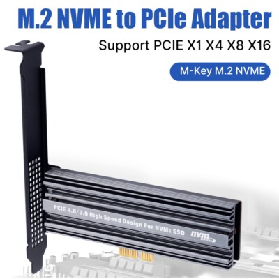 High-Speed PCIE X1 to M.2 NVMe Adapter Card for Desktop 2230 2280 Expansion Card