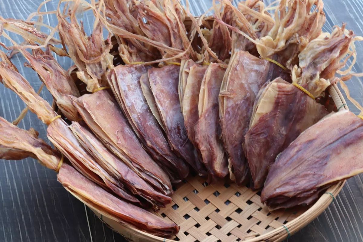 Thailand New Round Dried Squid Large Seafood Clean Fresh High Quality 500g 1 000